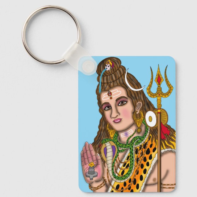 Lord Shiva Keychain (Front)