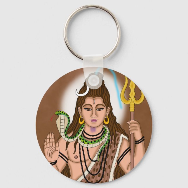 Lord Shiva Keychain (Front)