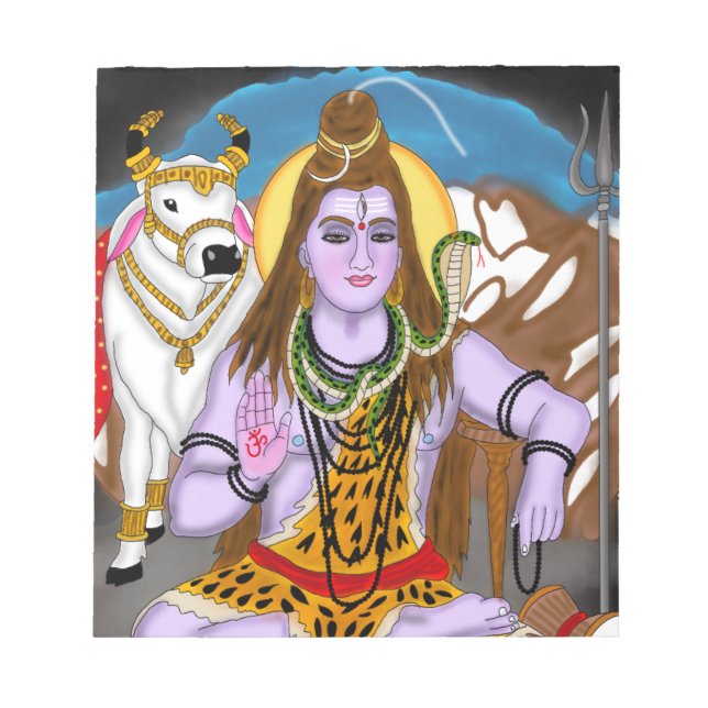 Lord Shiva Notepad (Front)