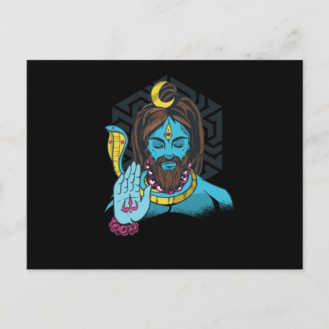Lord Shiva Postcard (Front)
