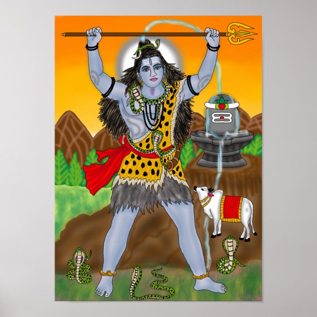 Lord Shiva Poster (Front)