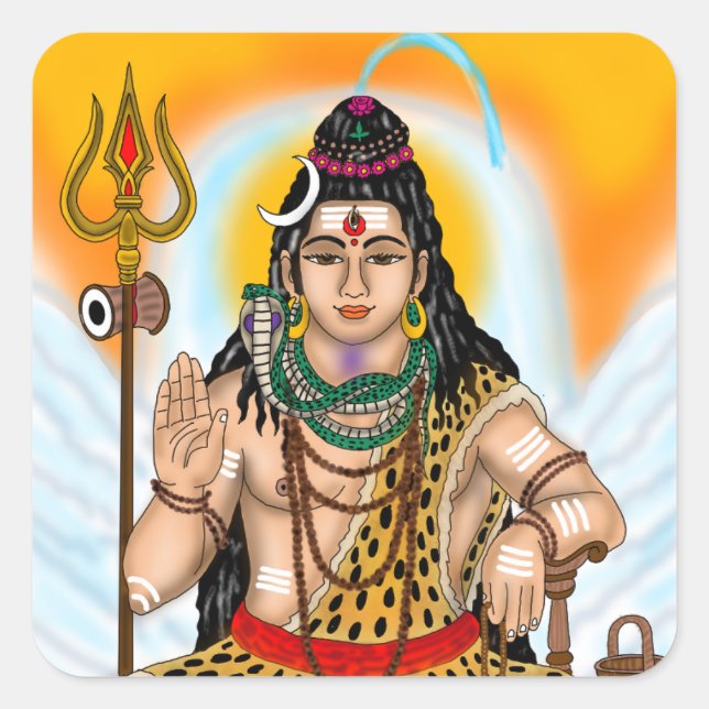 Lord Shiva Sticker (Front)