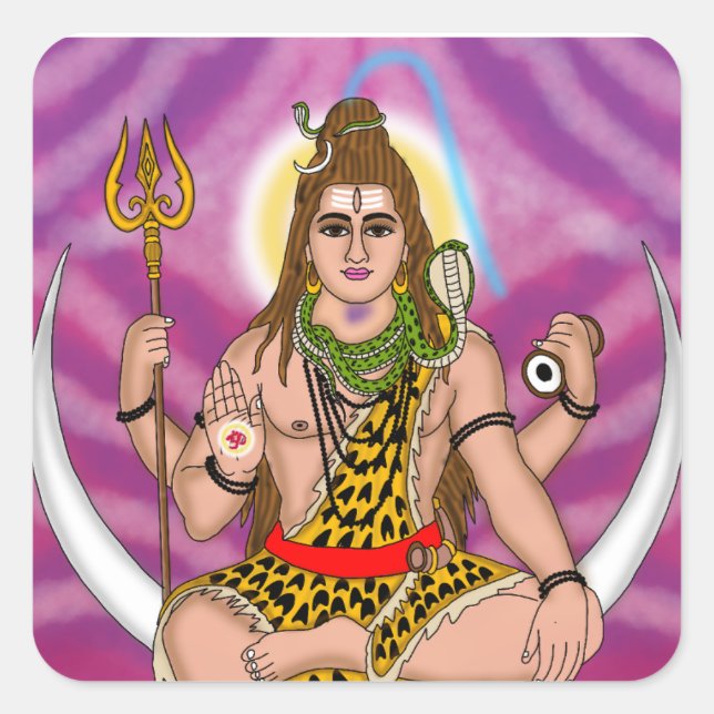Lord Shiva Stickers (Front)