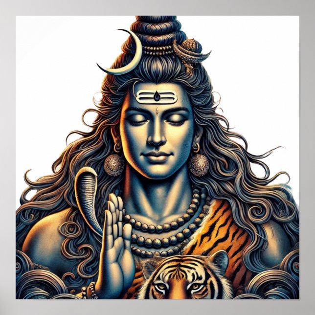 Lord Shiva – The Cosmic Dev of Creation Poster (Front)