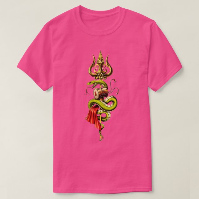 Lord Shiva Trident T-Shirt (Design Front)