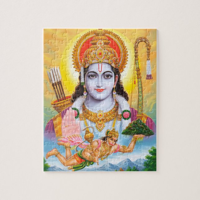 Lord Shree Ram Hindu Religion Jigsaw Puzzle (Vertical)