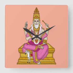 Lord Shukra Dev Wall Clock