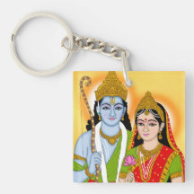Lord Sitaram Keychain – Divine Accessory for Daily