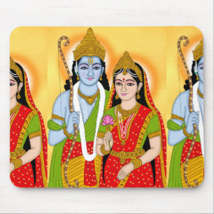 Lord SitaRam Mouse Pad – Spiritual Desk Accessory