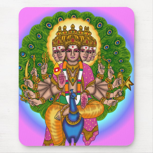 Lord Skanda Mouse Pad (Front)