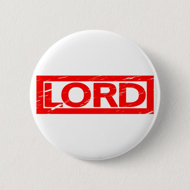 Lord Stamp 6 Cm Round Badge (Front)