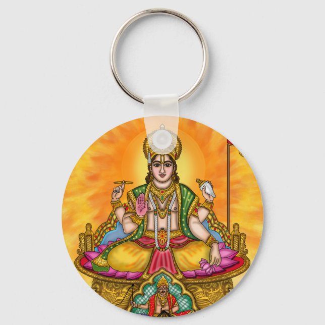 Lord Surya Keychain (Front)