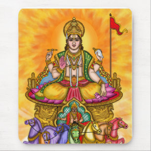 Lord Surya Mouse Pad
