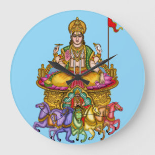 Lord Surya Wall Clock