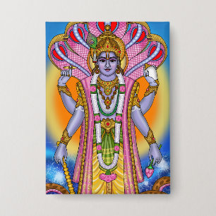 Lord Vishnu Button