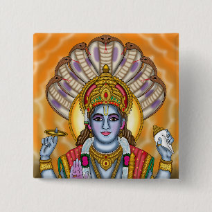 Lord Vishnu Button