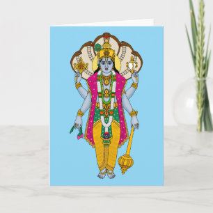 Lord Vishnu Card