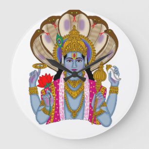 Lord Vishnu Clock