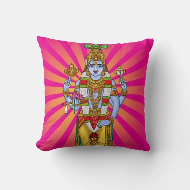 Lord Vishnu  Cushion (Front)