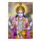 Lord Vishnu Floral Fine Art