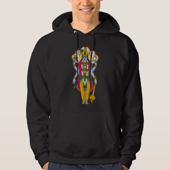 Lord Vishnu Hoodie (Front)
