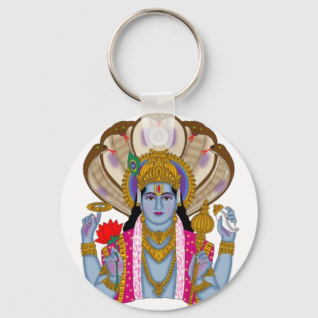 Lord Vishnu Keychain (Front)