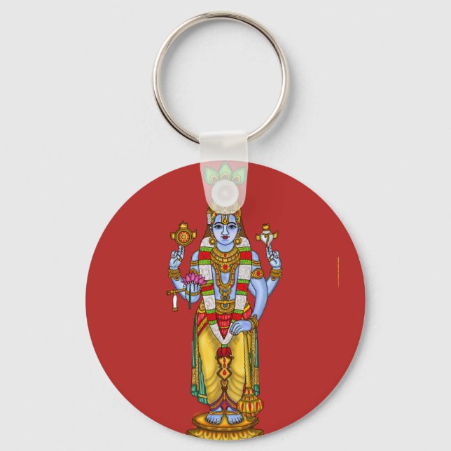 Lord Vishnu Keychain (Front)