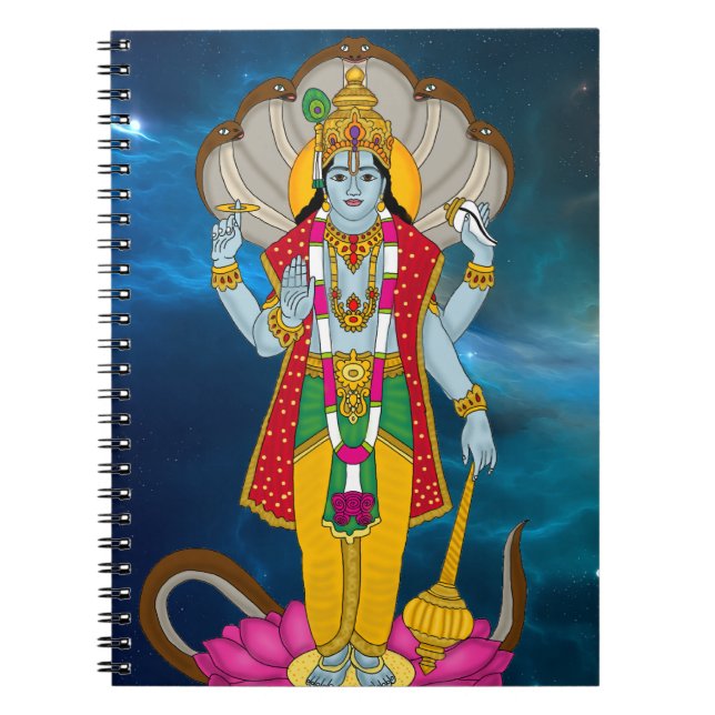Lord Vishnu Notebook (Front)
