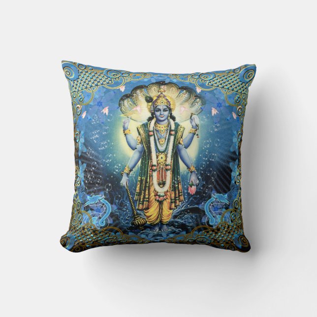Lord Vishnu - Pillow (Front)