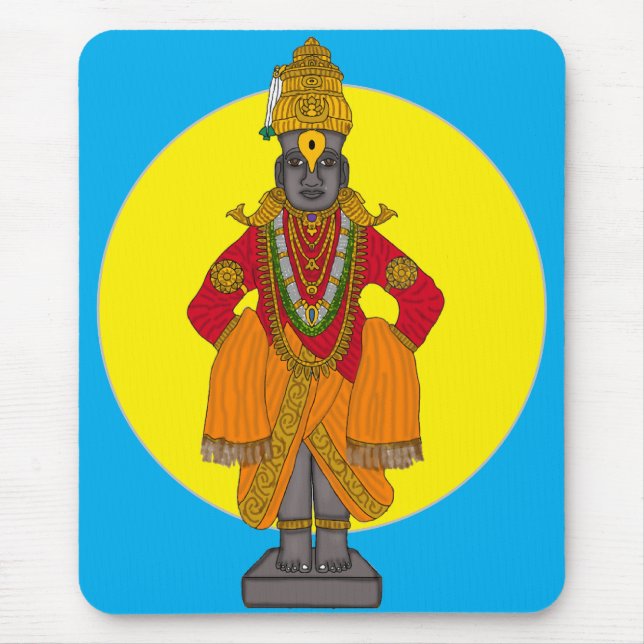Lord Vitthal  Mouse Pad (Front)