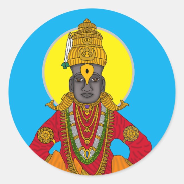 Lord Vitthal Sticker (Front)