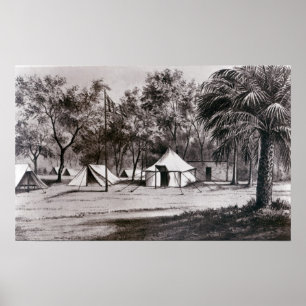 Lord Wolseley's Camp at Korti Poster