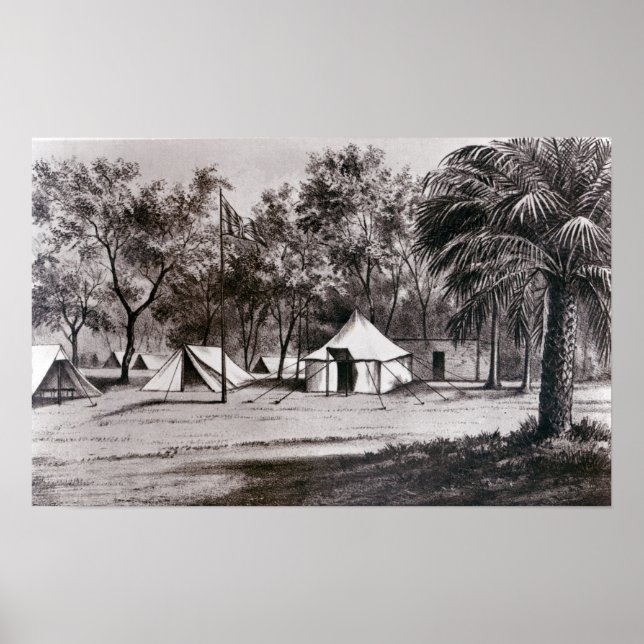 Lord Wolseley's Camp at Korti Poster (Front)