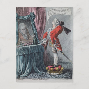 Lordly Elevation, pub. by Hannah Humphrey, 1802 Postcard