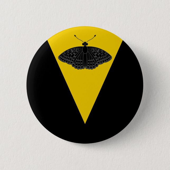 l'Ordre du Papillon Button (Front)