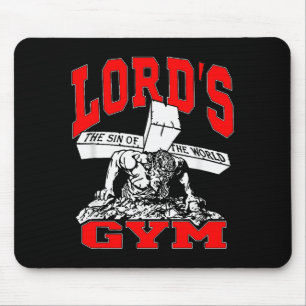 Lords Gym - Lord's The Sin Of World Jesus Mouse Pad