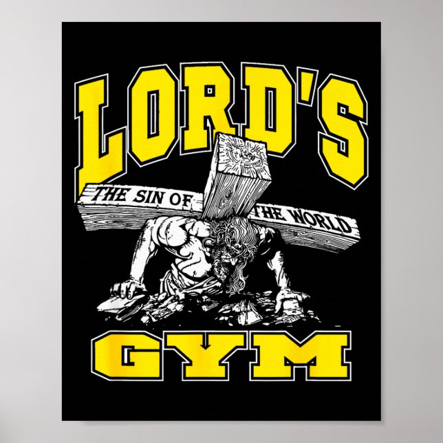 Lords Gym - Lord's The Sin Of World Jesus  Poster (Front)