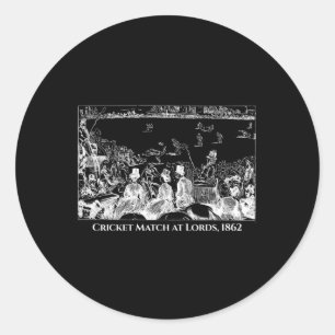 Lords Of Cricket (vintage 1862) Classic Round Sticker