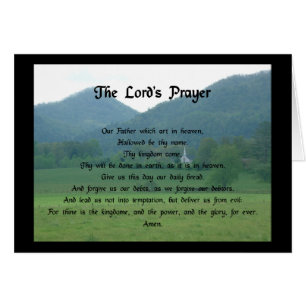 Lord's Prayer at Wolf Fork Valley