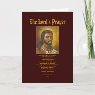 Lord's Prayer Card
