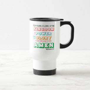 LORDS PRAYER Christian Travel Mug
