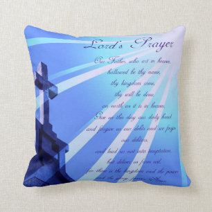 Lord's Prayer Design Pillow