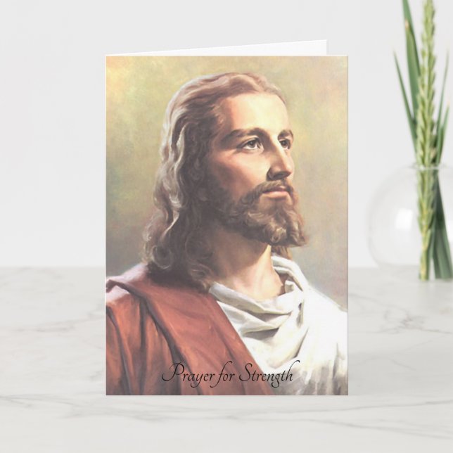 Lord's Prayer for Strength Card (Front)