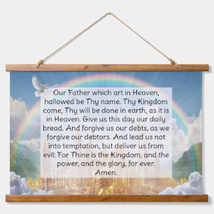 Lord's Prayer Hanging Tapestry