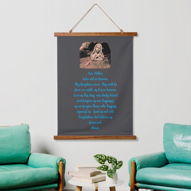 Lord's Prayer mug Hanging Tapestry (Living Room)