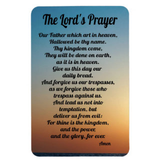 Lord's Prayer Refrigerator Magnet