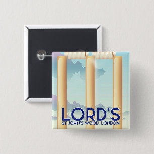 Lord's St John's Wood, London 15 Cm Square Badge