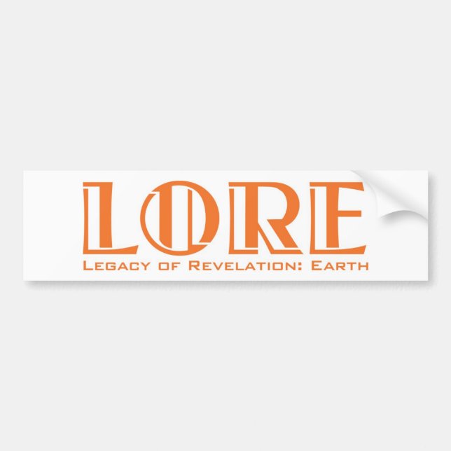 LORE Bumper Sticker (Front)