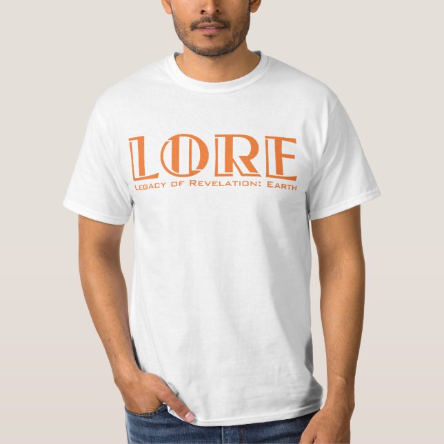 LORE T-Shirt, White T-Shirt (Front)