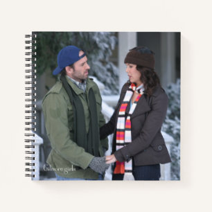 Lorelai & Luke Holding Hands in the Snow Notebook